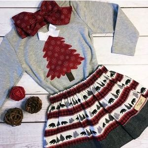 Boutique Winter Outfit for Girls size 6